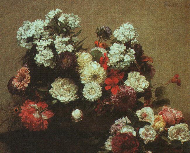 Henri Fantin-Latour Still Life with Flowers  2